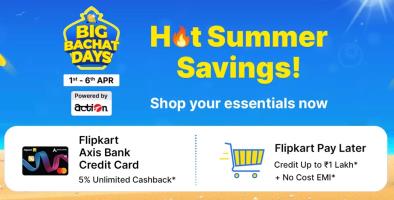 Flipkart Big Bachat Days Sale: Get Upto 80% Off On Everything [1st-5th Nov 2025]